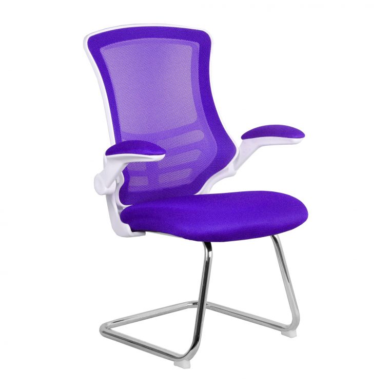 Purple Mesh Office Chair