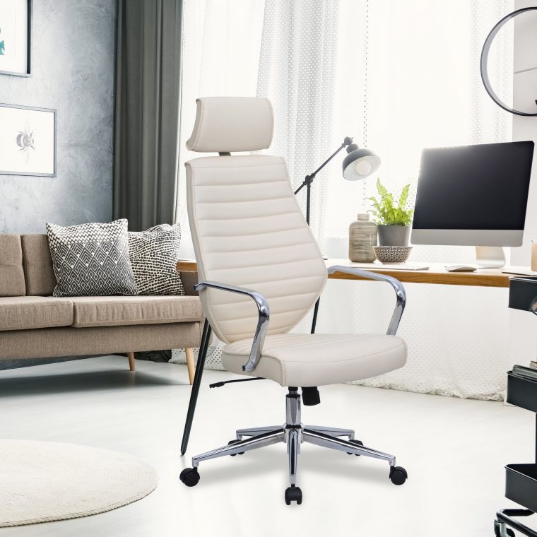 White High Back Office Chair